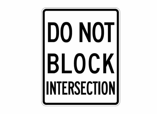 R10-7 Do Not Block Intersection