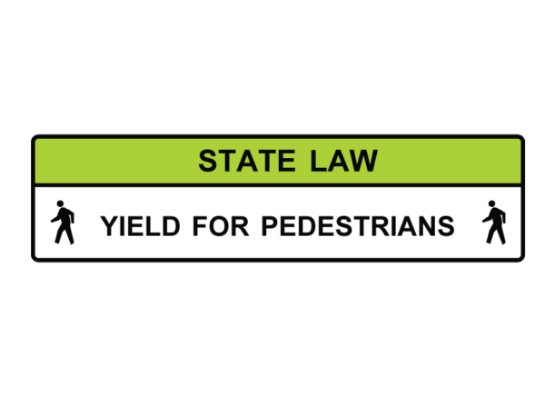R1-9 State Law Yield for Pedestrians - Image 2