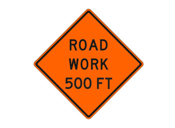 W20-1c Road Work 500 FT