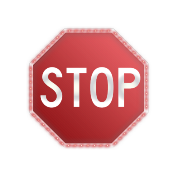 Flashing Sign Systems Stop Sign Enhancement Ring