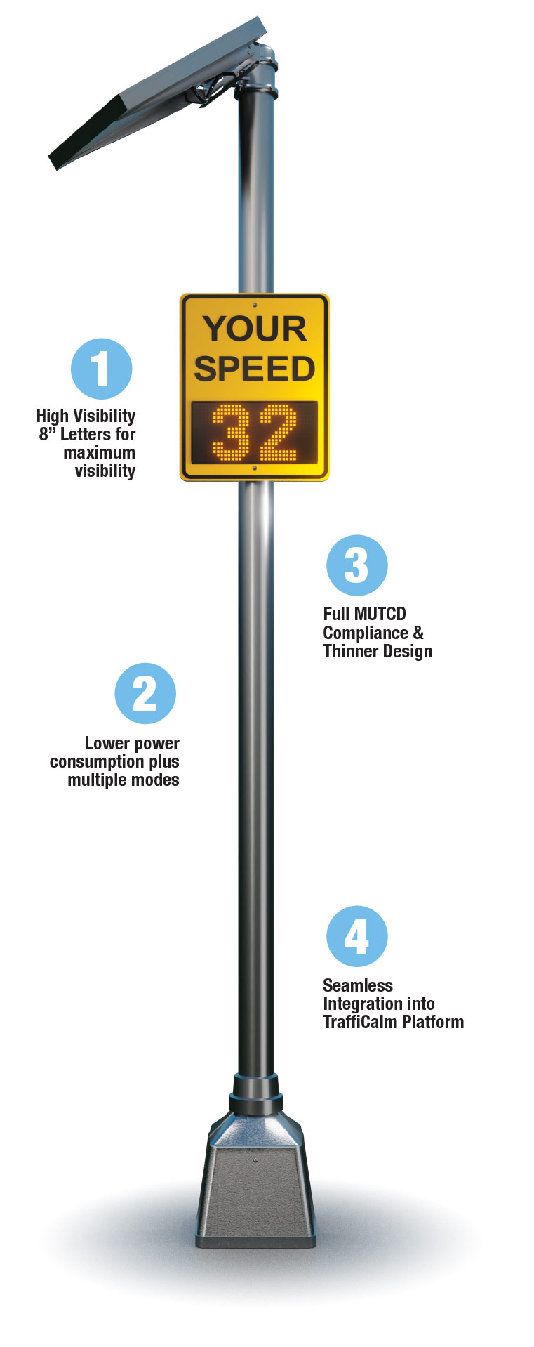 TraffiCalm DFB 2.0 - 8inches
